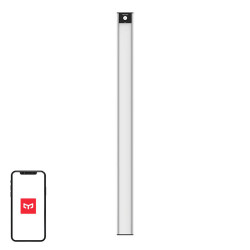 lampa de dulap yeelight 60cm (argintie) 2700k cu senzor de miscare