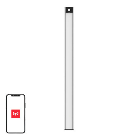 lampa de dulap yeelight 60cm (argintie) 2700k cu senzor de miscare