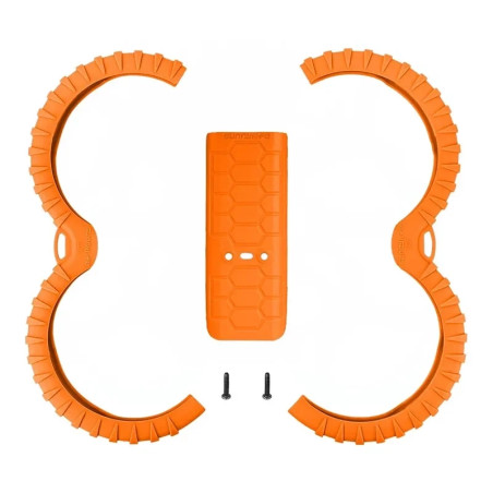 carcasa de protectie sunnylife + protectie elice pentru dji avata 2 (portocaliu)