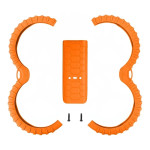 carcasa de protectie sunnylife + protectie elice pentru dji avata 2 (portocaliu)