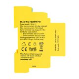 controler de iluminare shelly rgbww pro wifi cu 5 canale, montat pe sina din