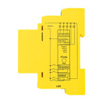 controler de iluminare shelly rgbww pro wifi cu 5 canale, montat pe sina din controler de iluminare shelly rgbww pro wifi cu 5 canale, montat pe sina din