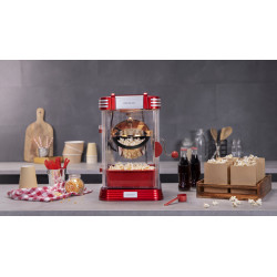 aparat pentru popcorn, cecotec funtaste p  corn classic, 300w, inox, lumina interna