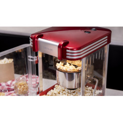 aparat pentru popcorn, cecotec funtaste p  corn classic, 300w, inox, lumina interna