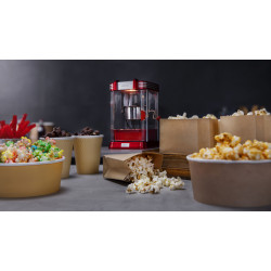 aparat pentru popcorn, cecotec funtaste p  corn classic, 300w, inox, lumina interna