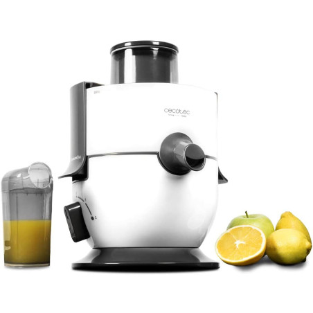 storcator de fructe si legume cecotec extremetitanium 19000, 650 w, 19000 rpm, 2 viteze, sistem de siguranta, recipient suc 500 