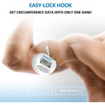 aparat de masurat inteligent pentru circumferinta corpului renpho, banda de masurare bluetooth pentru masurarea dimensiunilor co