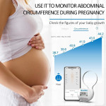 aparat de masurat inteligent pentru circumferinta corpului renpho, banda de masurare bluetooth pentru masurarea dimensiunilor co