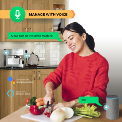 set 4 prize inteligente wifi nous a1, 15a, monitorizare energie