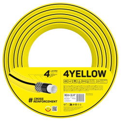 furtun pentru gradina cellfast 4yellow 3 4  , 30m, 4 straturi, protectie uv, antirasucire