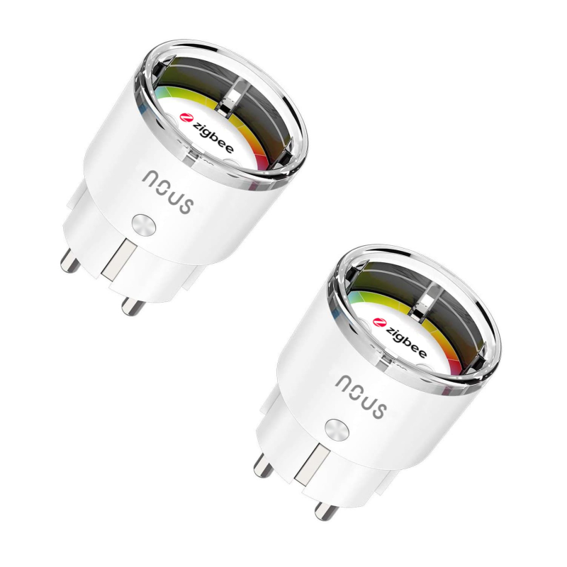 set 2 prize inteligente wifi nous a1z, 10a - zigbee 3.0, monitorizare energie