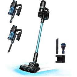 aspirator vertical 3 in 1 rockstar 1500 ray pure, putere 215w, 25.2v li-ion, 12kpa, autonomie 45min, rezervor 500ml - resigilat