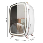 mini frigider pentru cosmetice cecotec coolingbeauty 6000 mirror, 6l, usa cu oglinda exterioara, lumina led cu 3 intensitati, ra mini frigider pentru cosmetice cecotec coolingbeauty 6000 mirror, 6l, usa cu oglinda exterioara, lumina led cu 3 intensitati, ra