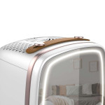 mini frigider pentru cosmetice cecotec coolingbeauty 6000 mirror, 6l, usa cu oglinda exterioara, lumina led cu 3 intensitati, ra mini frigider pentru cosmetice cecotec coolingbeauty 6000 mirror, 6l, usa cu oglinda exterioara, lumina led cu 3 intensitati, ra