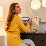 mini frigider pentru cosmetice cecotec coolingbeauty 6000 mirror, 6l, usa cu oglinda exterioara, lumina led cu 3 intensitati, ra mini frigider pentru cosmetice cecotec coolingbeauty 6000 mirror, 6l, usa cu oglinda exterioara, lumina led cu 3 intensitati, ra