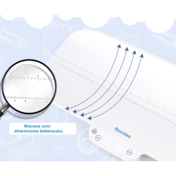 cantar pentru bebelusi rovotec sbs-30871, 40 kg, 60 cm, afisaj led