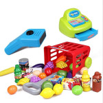 set de cumparaturi tip supermarket rovo 85 pentru copii, jucarie interactiva, scanner, casa de marcat, cos de cumparaturi, lumin set de cumparaturi tip supermarket rovo 85 pentru copii, jucarie interactiva, scanner, casa de marcat, cos de cumparaturi, lumin