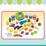 set de cumparaturi tip supermarket rovo 85 pentru copii, jucarie interactiva, scanner, casa de marcat, cos de cumparaturi, lumin set de cumparaturi tip supermarket rovo 85 pentru copii, jucarie interactiva, scanner, casa de marcat, cos de cumparaturi, lumin
