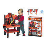 banc de lucru jucarie rovo 57008, masina de gaurit electrica, unelte si accesorii, 52 piese