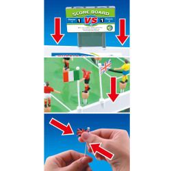 joc de foosball rovo 68008, dimensiuni 49 x 36 x 6 cm
