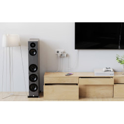 priza multipla tessan ts-323-c, 3 prize, 1 port usb-c, 2 porturi usb, 240 v, alb ,2500w 10a