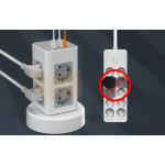 prelungitor tip turn tessan tps03rx-de-c, 8 prize, 2x usb a, 1x usb-c, 3a, 3600w, cablu 2m prelungitor tip turn tessan tps03rx-de-c, 8 prize, 2x usb a, 1x usb-c, 3a, 3600w, cablu 2m