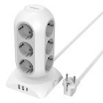 prelungitor tip turn tessan tps02-de-c, 12 prize, 2xusb 3a, 1xusb-c, cablu 2m prelungitor tip turn tessan tps02-de-c, 12 prize, 2xusb 3a, 1xusb-c, cablu 2m