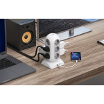 prelungitor tip turn tessan tps02-de-c, 12 prize, 2xusb 3a, 1xusb-c, cablu 2m prelungitor tip turn tessan tps02-de-c, 12 prize, 2xusb 3a, 1xusb-c, cablu 2m