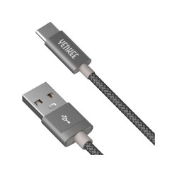 Cablu YENKEE YCU 302 GY USB A 2.0 / USB C 2m gri