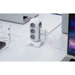 prelungitor tip turn tessan tps02-de-c, 12 prize, 2xusb 3a, 1xusb-c, cablu 2m prelungitor tip turn tessan tps02-de-c, 12 prize, 2xusb 3a, 1xusb-c, cablu 2m