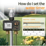 programator automat pentru irigare diivoo di-wt21m-eugn, 2 zone, ipx5, functie rain delay