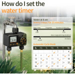 programator automat pentru irigare diivoo di-wt08m-degn, 2 zone, ipx5, functie rain delay programator automat pentru irigare diivoo di-wt08m-degn, 2 zone, ipx5, functie rain delay