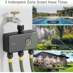 programator wifi automat pentru irigare diivoo di-wt11w-eugn, 3 zone, ip54, functie rain delay, control aplicatie, rfid 60m