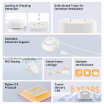 senzor inteligent pentru scurgeri inundatii zigbee sonoff snzb-05p - wldc200