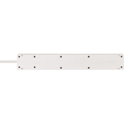prelungitor brennenstuhl bremounta 5 prize, 2 x usb-c, 3m, buton on off, prindere in suruburi , alb