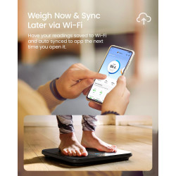 cantar smart digital renpho r-a031 body composition, wifi, bluetooth, greutate, bmi, grasime corporala, muschi, oase, apple heal