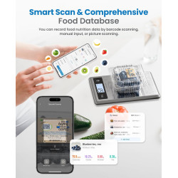 cantar smart digital nutritional de bucatarie renpho calibra 1 ,   bluetooth, calorii, dieta si fitness