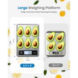 cantar smart digital nutritional de bucatarie renpho calibra 1 ,   bluetooth, calorii, dieta si fitness