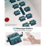 aparat de hidromasaj picioare renpho x002, masaj shiatsu, masaj cu apa, 22 role, caldura, bule, vibratii, control temperatura, s