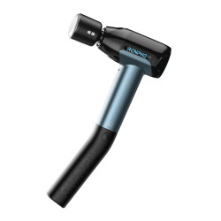 aparat de masaj profesional gun renpho reach 2, incalzire si racire, 6 capete, 5 viteze, control touch temperatura, brat de exte