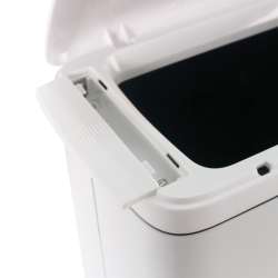cos de gunoi cu senzor automat rovotec sd-809, deschidere cu senzor sau touch, 9l, alb