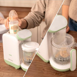 robot multifunctional pentru bebelusi cecotec nana babycare foodprocessor, fierbator, mixer pireuri, sterilizator, incalzitor bi