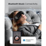 aparat de masaj ochi renpho eyeris 3, vibratii, compresie aer, functie incalzire, bluetooth, muzica, pliabil, relaxare ochi, red