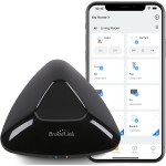 telecomanda universala inteligenta broadlink rm max, wi-fi, ble, ir rf, compatibil cu google home, alexa