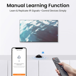 telecomanda universala inteligenta broadlink rm max, wi-fi, ble, ir rf, compatibil cu google home, alexa