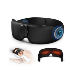 masca de somn renpho eyesnooze aroma cu bluetooth, muzica, aromaterapie si incalzire, confort ochi, pliabila, relaxare ochi, som