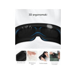 masca de somn renpho eyesnooze aroma cu bluetooth, muzica, aromaterapie si incalzire, confort ochi, pliabila, relaxare ochi, som