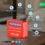 releu smart nous b6z zigbee,1 canal, control aplicatie, compatibil alexa google assistan, protectie suprasarcina
