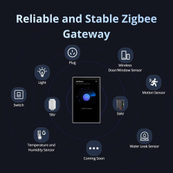 panou de control inteligent matter wifi bluetooth zigbee, sonoff nspanel pro 120 (negru), nspanel120pb