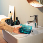 set irigator bucal si perie de dinti electrica cecotec toothcare jet clean, 7 capete, 600ml, 10 niveluri, 5 moduri
